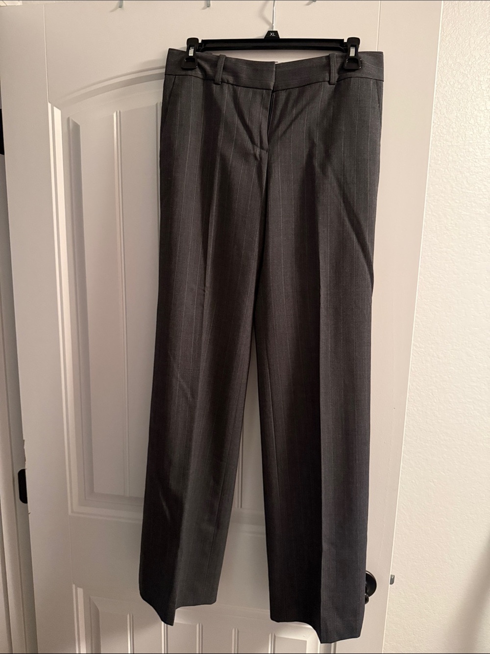 Ann Taylor Women’s Wool Gray Pinstripe Dress Pants